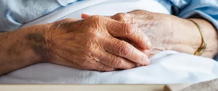 Senile purpura on the forearm